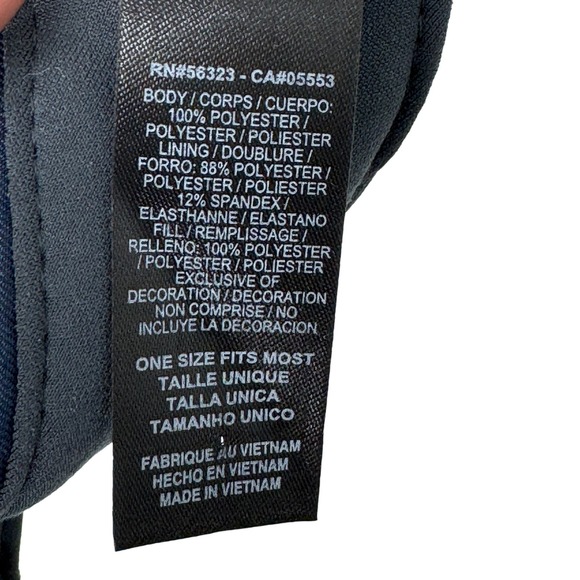 Nike Golf Visor Hat Adjustable Strapback Embroidered‎ Swoosh Dri Fit Black OS - Picture 6 of 7